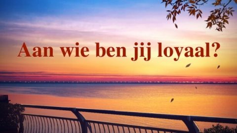 Aan wie ben jij loyaal?
